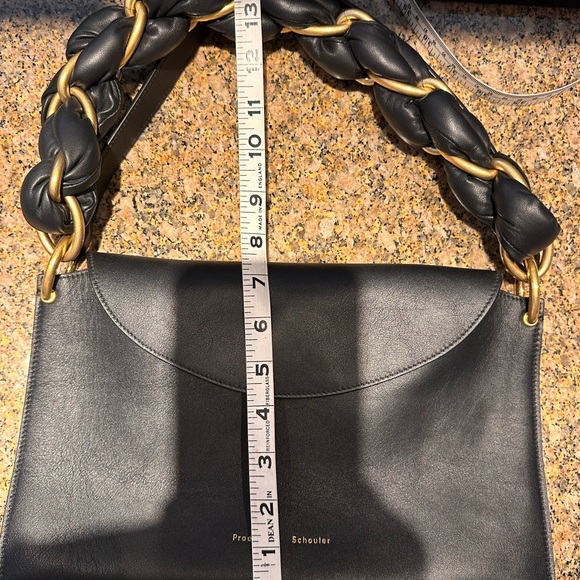 Proenza Schouler Black Shoulder Bag with Gold Chain Stunning Bag 😍 - Picture 8 of 15